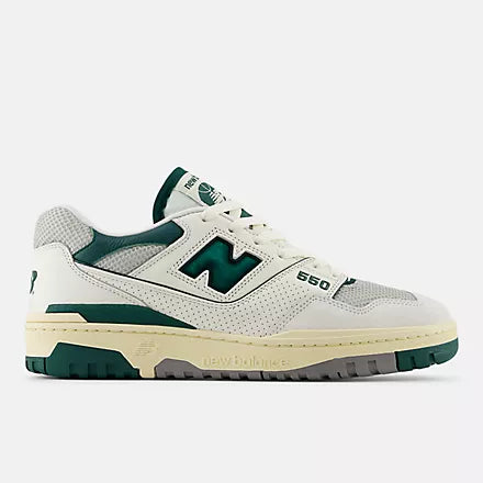 550 Sneaker for Men & Women - Sea Salt & Marsh Green Colorway - Comfortable Casual Shoes for Walking, Running & Everyday Wear