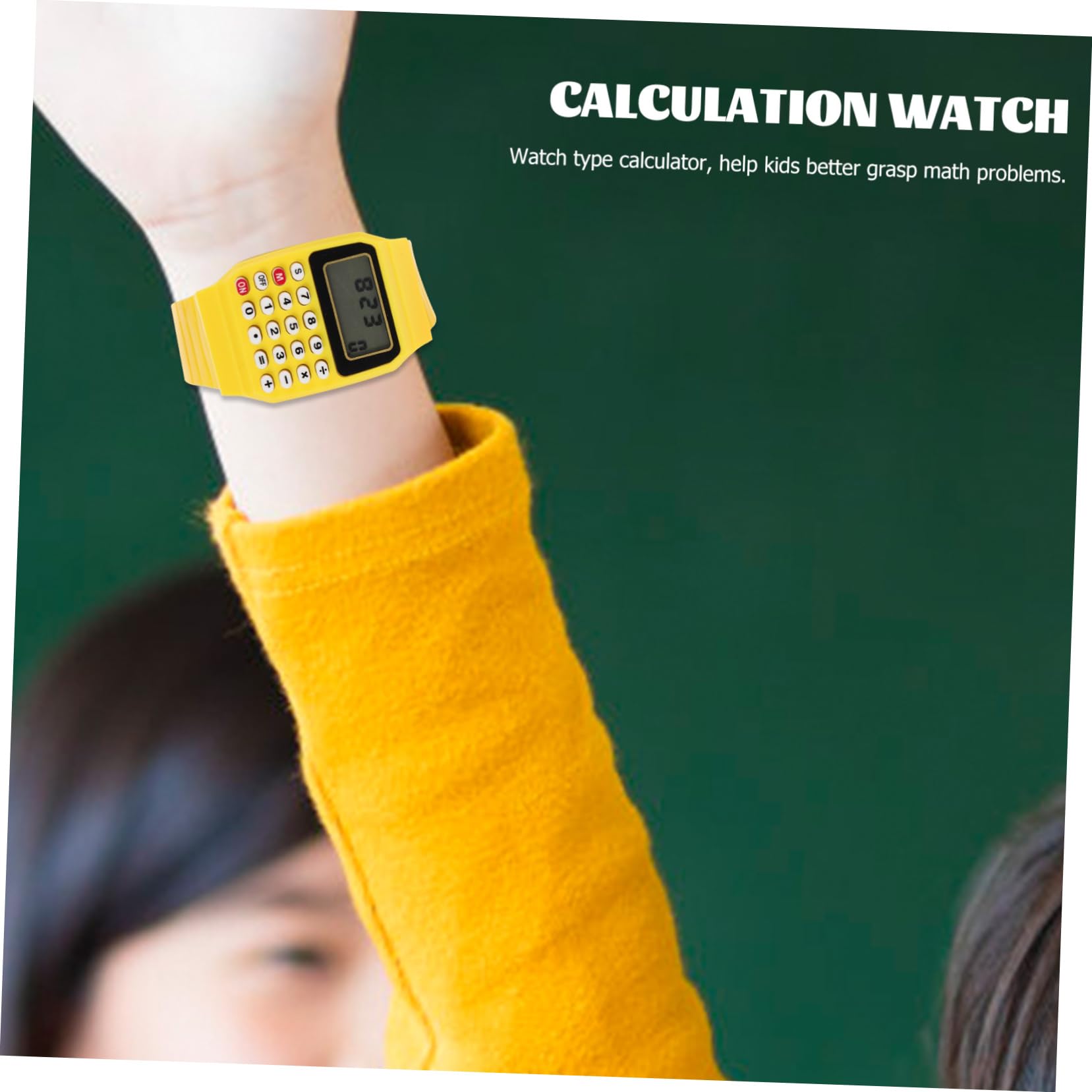 Artibetter 2-Pack Calculator Watch for Men - Analog & Digital LCD Display - Perfect for School & Office Use