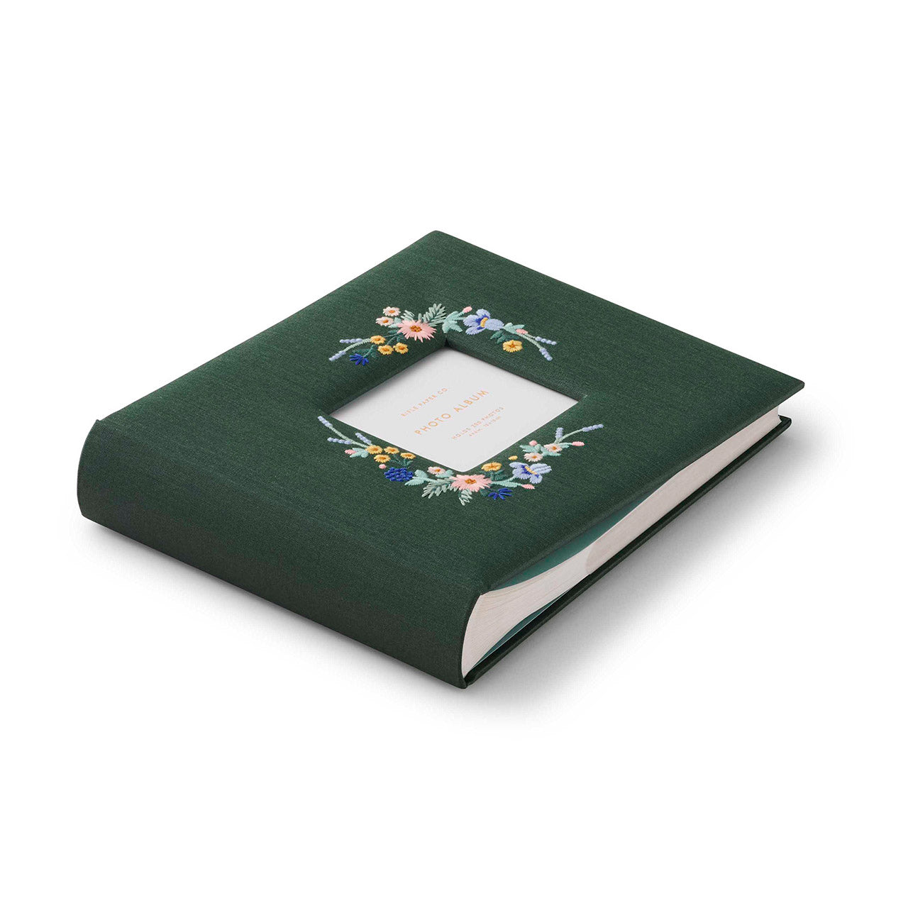 Handmade Embroidered Heirloom Photo Album - Premium Wedding Guest Book, Baby Memory Book & Family Scrapbook for Cherished Moments
