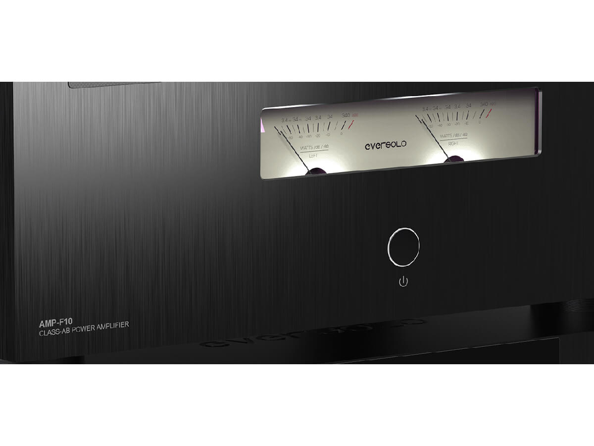 Eversolo AMP F10 High-Fidelity Power Amplifier – Premium Audio Amplifier for Home Theater & Stereo Systems | Perfect for Music Lovers & Audiophiles