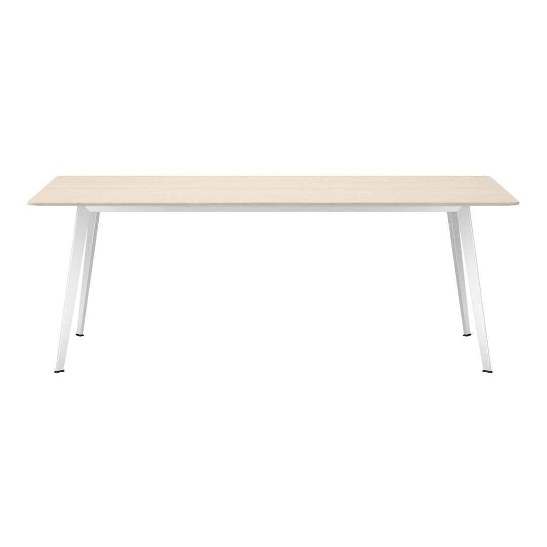 Modern Rectangular JW Dining Table - Solid Wood Kitchen Table for 6-8 People - Perfect for Family Dinners & Entertaining Guests