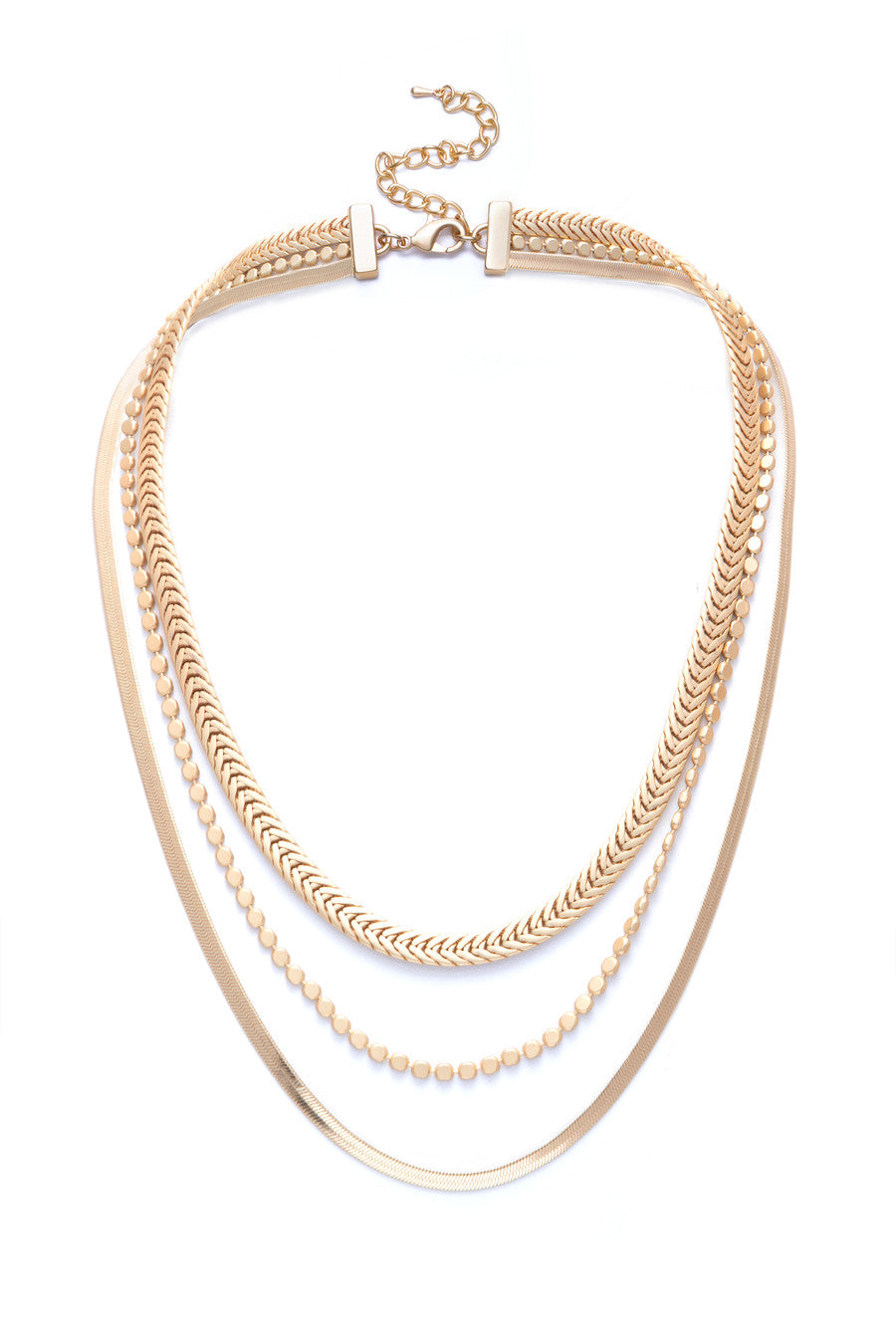 Multi Layer Gold Chain Necklace for Women - Elegant Layered Gold Plated Necklace Jewelry Gift for Birthday, Anniversary & Party | Perfect for Daily Wear, Date Night & Special Occasions