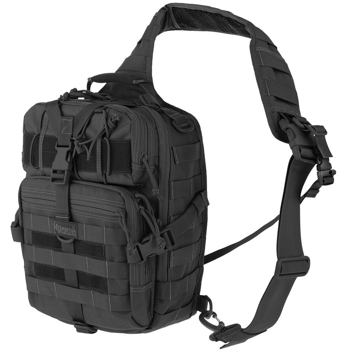 Malaga Gearslinger Backpack - Durable & Stylish Black Sling Bag for Travel, Hiking & Everyday Use | Buy 1 Get 1 Free Promotion (Mix & Match in Pairs) | Perfect for Outdoor Adventures & Urban Commuting
