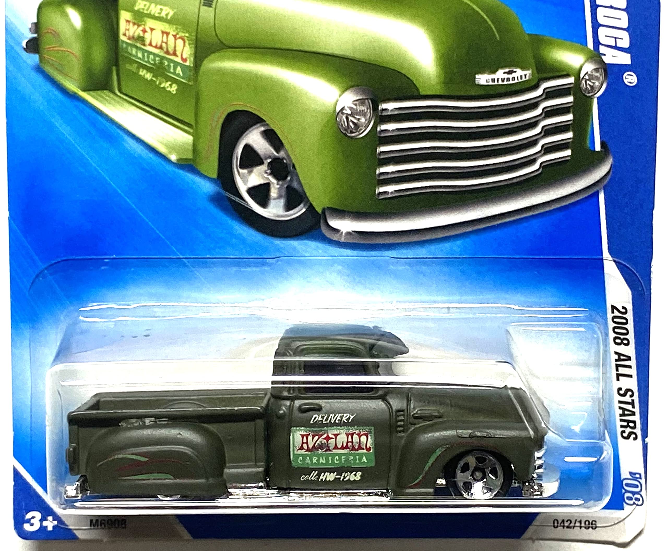 Hot Wheels La Troca (02) Green 2008 All-Stars Die-Cast Toy Car - Collectible for Kids & Adults, Perfect for Play, Display & Gifts