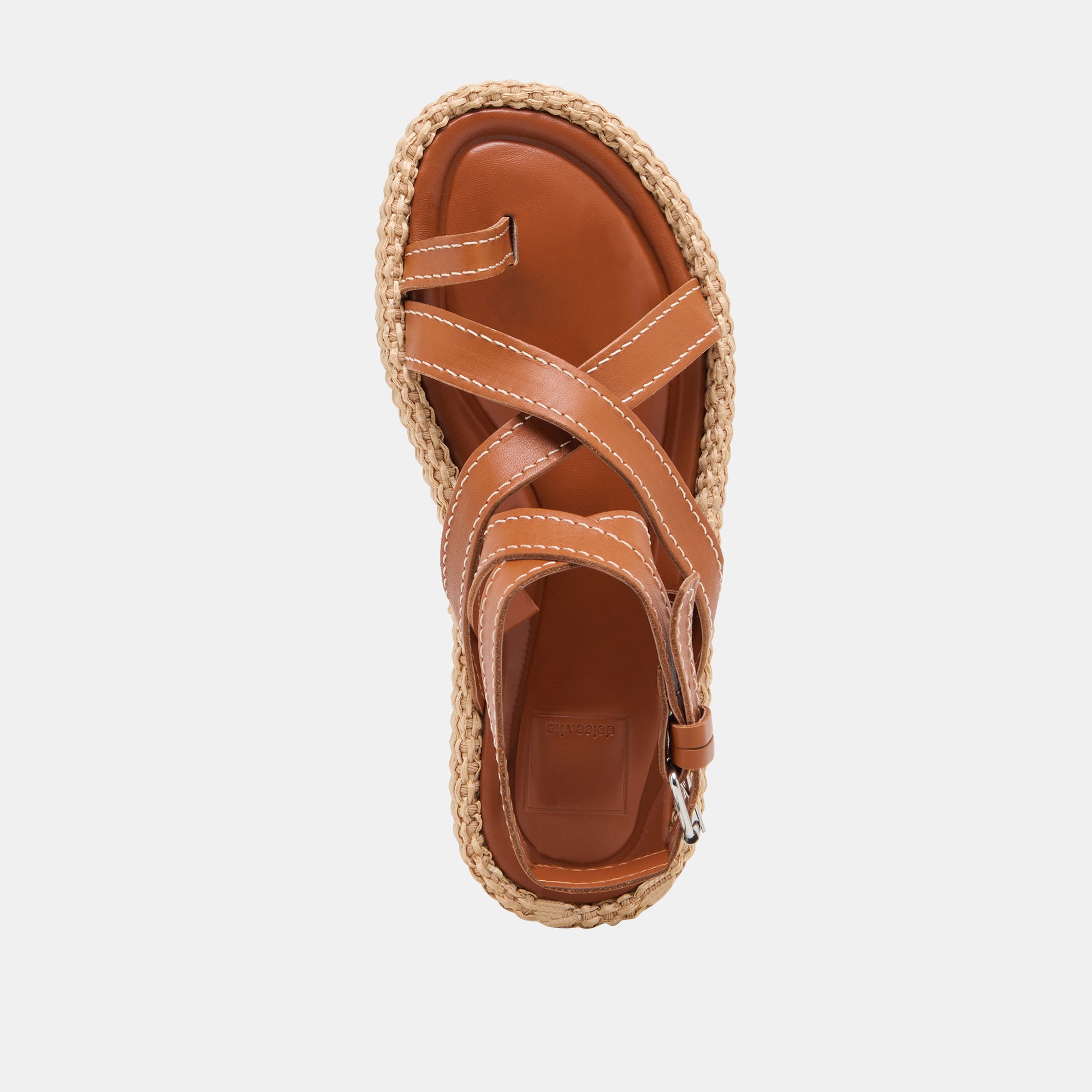 ROXIE Women's Brown Leather Sandals - Comfortable & Stylish for Summer, Beach, and Casual Wear