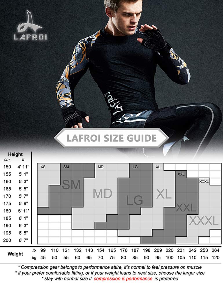 LAFROI Men's Compression 3/4 Tights Leggings with Pocket - Breathable Workout Running Yoga Gym Sports Leggings for Men - Athletic Performance & Comfort