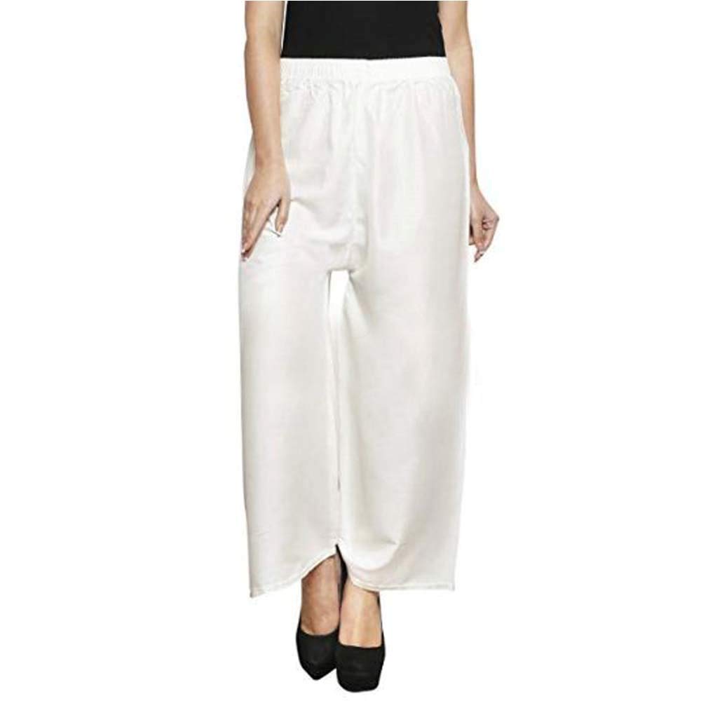 SharvgunTM Women's Palazzo Pants - Flowy Wide Leg Lounge Pants for Yoga, Travel & Casual Wear - Comfortable Stretchy Fabric for Home & Outdoor Activities
