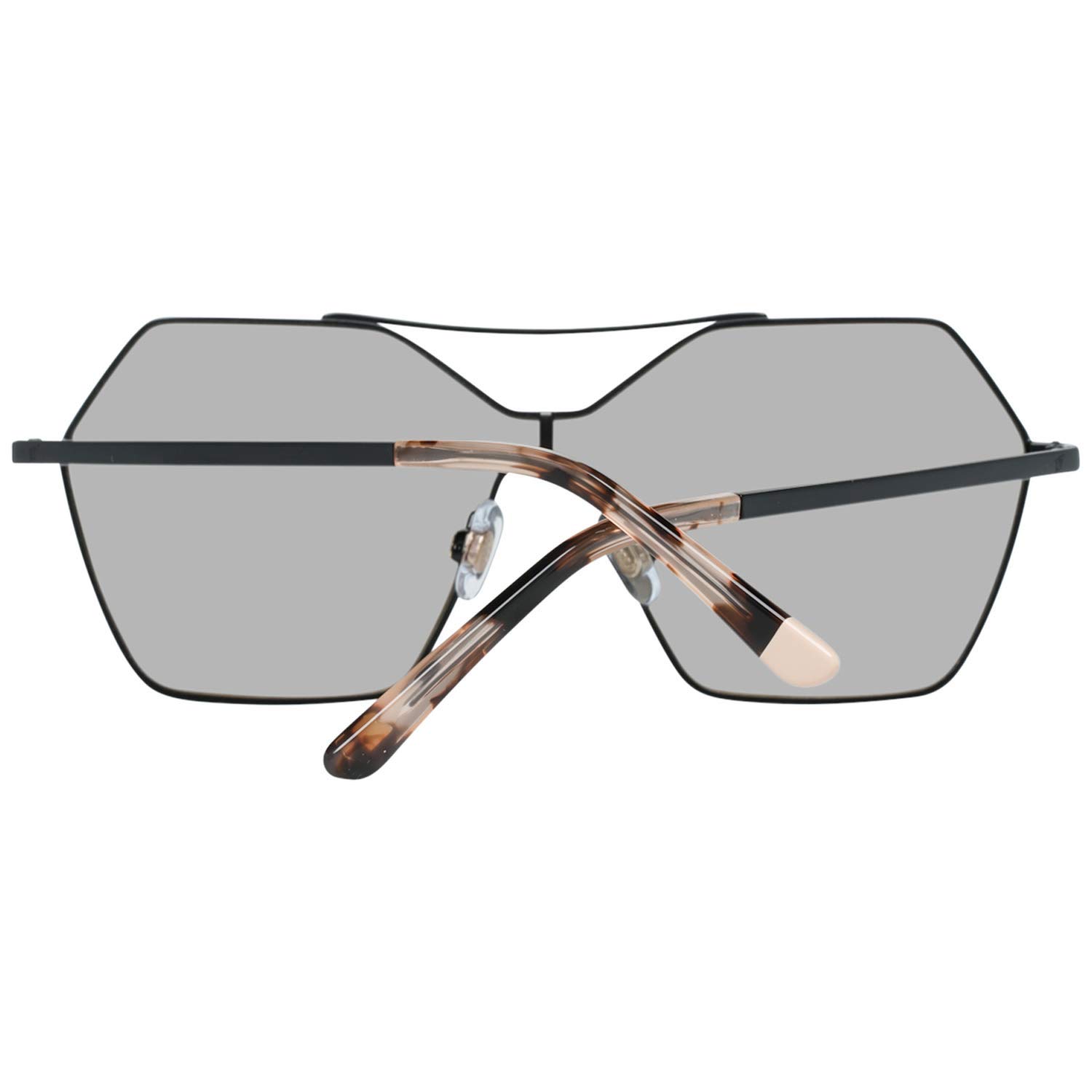Polarized Fashion Sunglasses for Women - WE0213-02G Mirror Frame Sun Glasses (Black/Rose Gold) - UV Protection & Stylish Eyewear for Outdoor Activities, Beach & Driving