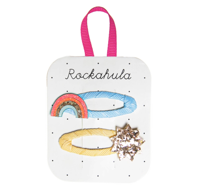 RKH Rainbow Bright Clips - Colorful Hair Clips for Women & Girls | Perfect for School, Parties & Everyday Styling