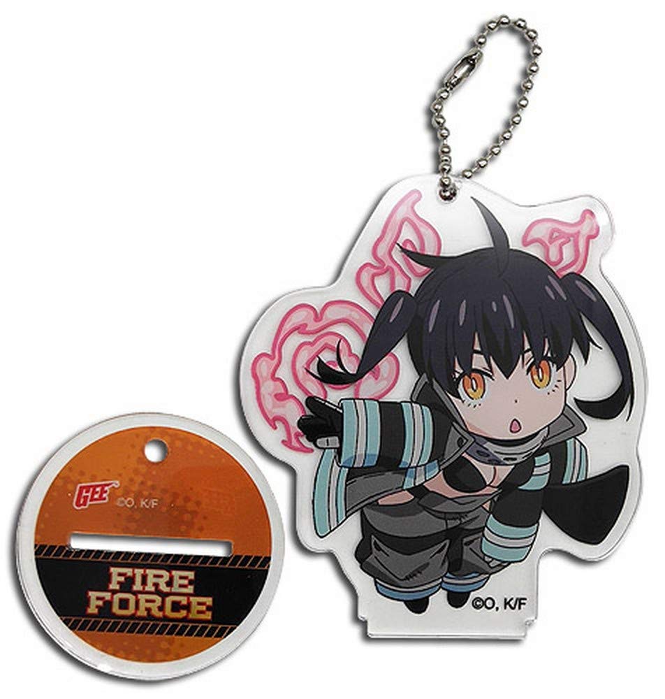 Fire Force SD Tamaki Kotatsu Acrylic Keychain - Anime Collectible Accessory for Backpacks, Keys & Cosplay (Official Merchandise)