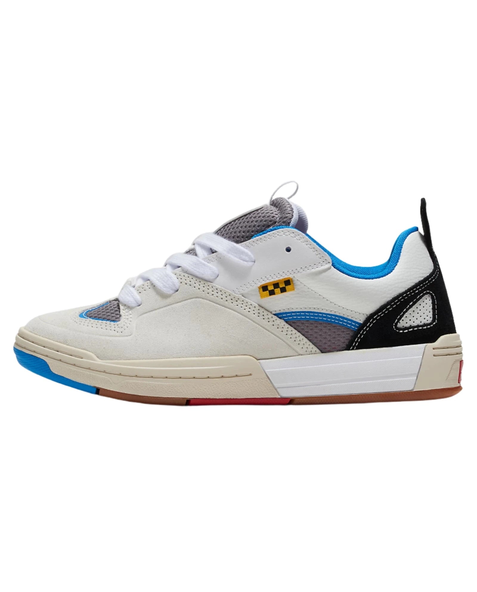 VANS Skate Mixxa Shoes for Men & Women - White/Multi Color Skateboarding Sneakers - Perfect for Streetwear, Casual Wear & Skateboarding
