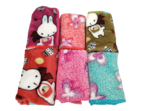 KALPANA Combo 7211 Soft Multicolor Face & Hand Towels - 6 Pack Absorbent Bath Towels for Men & Women - Perfect for Gym, Travel, Bathroom & Daily Use