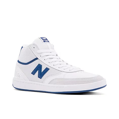 New Balance 440 High Top Sneakers for Men & Women - White/Royal (NM440HLO) | Comfortable Athletic Shoes for Running, Gym & Casual Wear