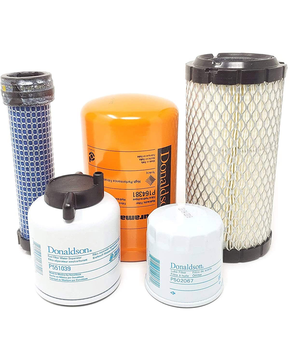 CFKIT Maintenance Filter Kit for Bobcat 463 Skid Steer Loader (Fits Serial 5199 & 5200) - Air, Oil & Hydraulic Filter Replacement for Construction & Farm Equipment