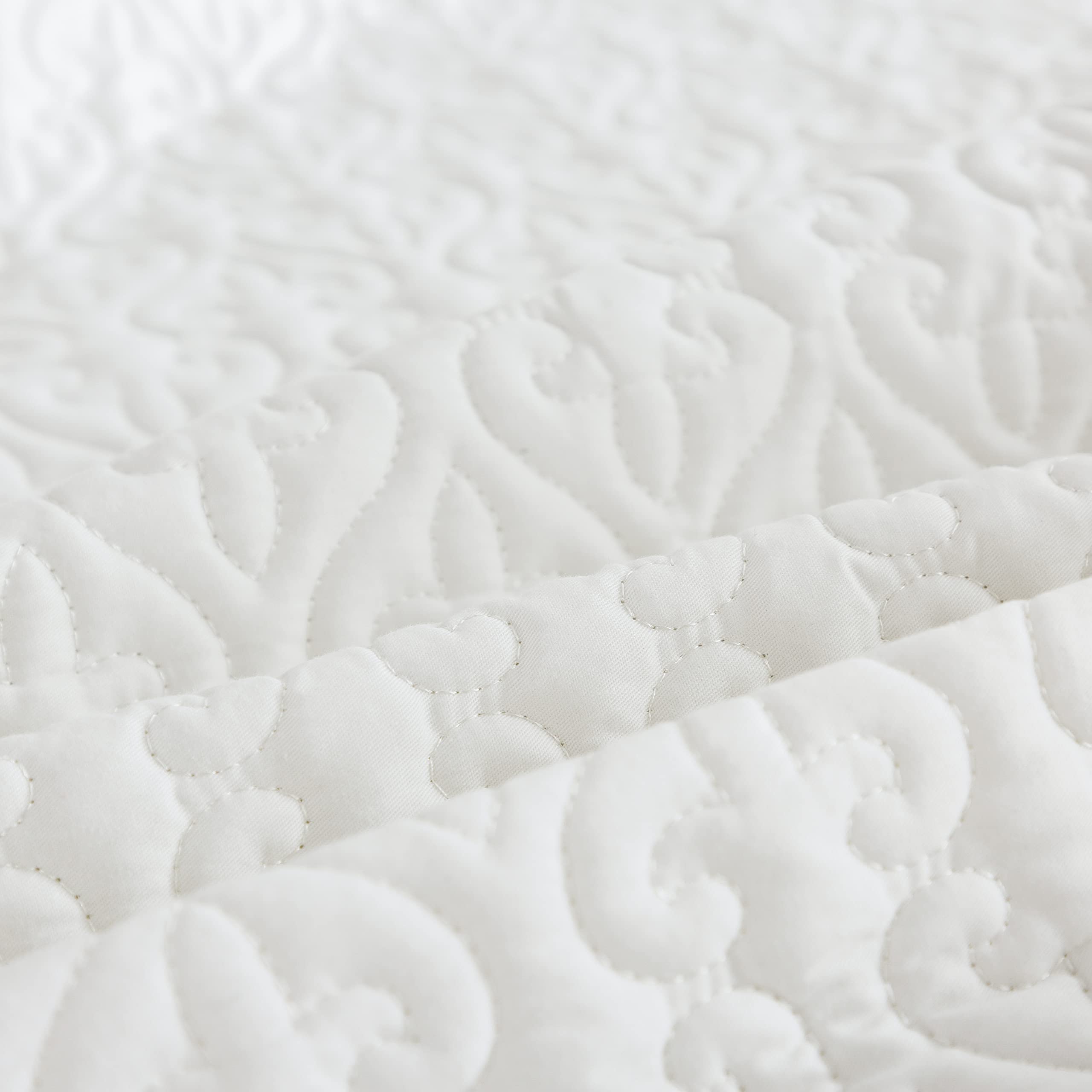 SUSYBAO 100% Cotton Waterproof Mattress Protector Queen Size - 15 Inch Deep Pocket, Breathable Fitted Sheet, White - Perfect for Bedrooms, Guest Rooms & Dormitories