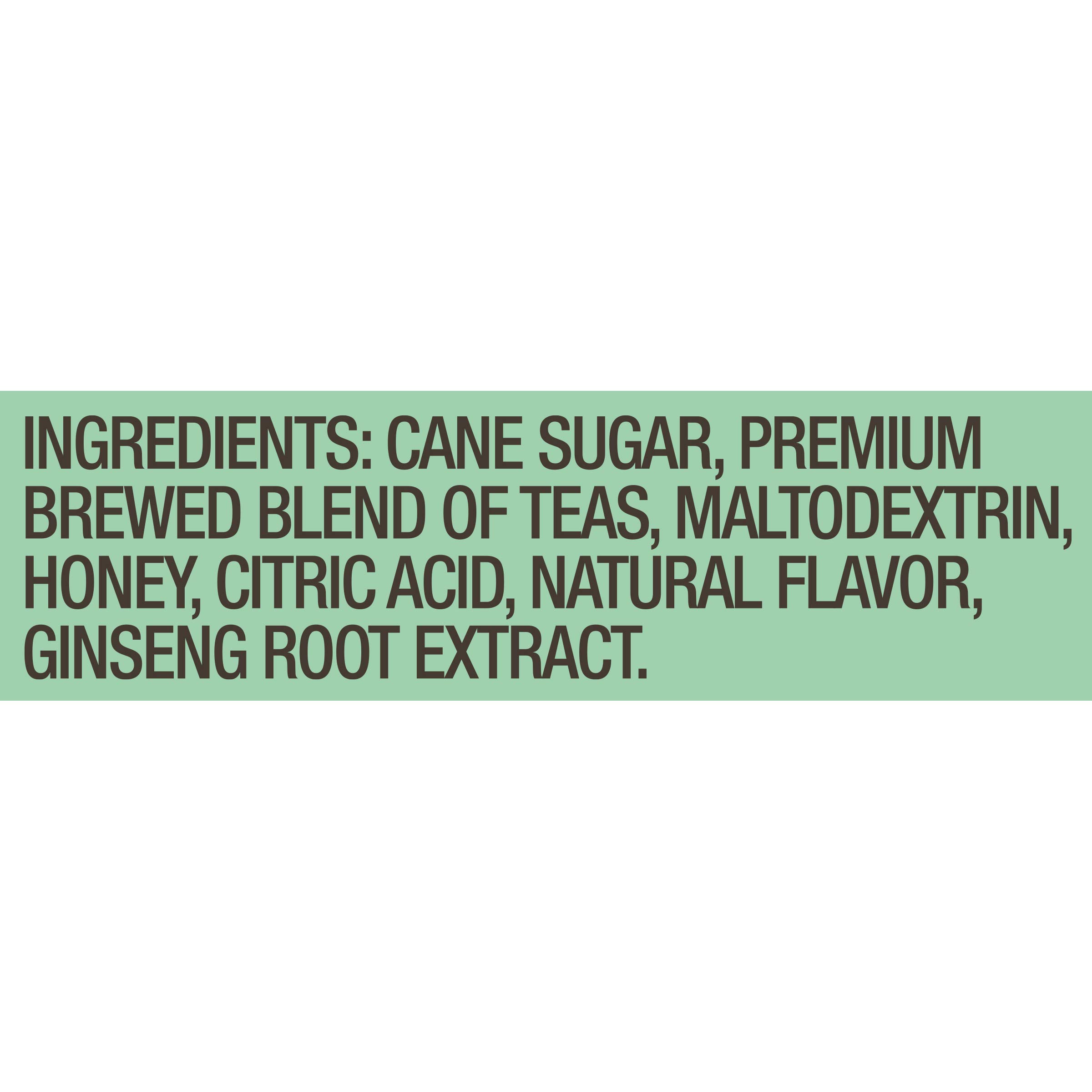 Arizona Green Tea with Ginseng & Honey - Sugar Sweetened Powdered Drink Mix - 20.4 oz Canister (Pack of 12) - Refreshing Iced Tea for Home, Office & Outdoor Activities