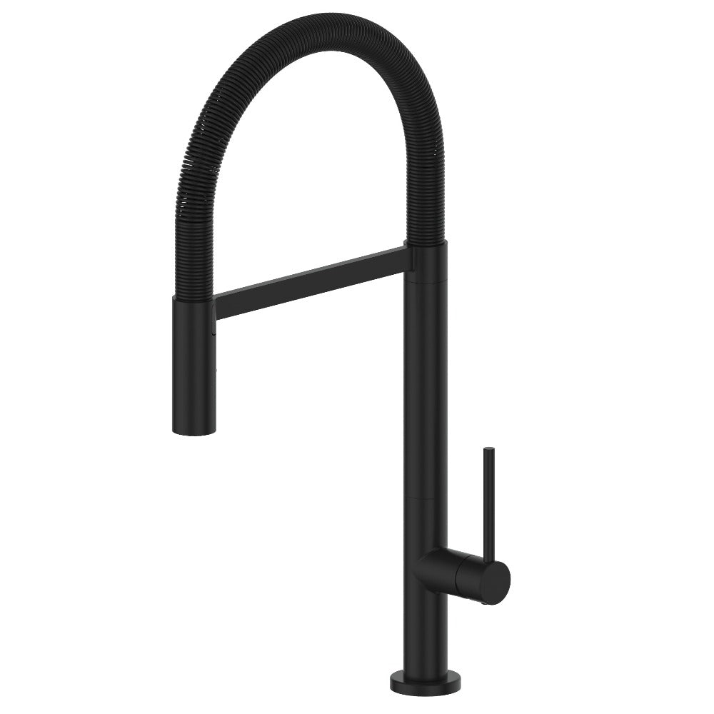 ZLINE Incline Pull Down Single Handle Matte Black Kitchen Faucet - Modern Design for Easy Cooking & Dishwashing | Perfect for Home Kitchens & Restaurants