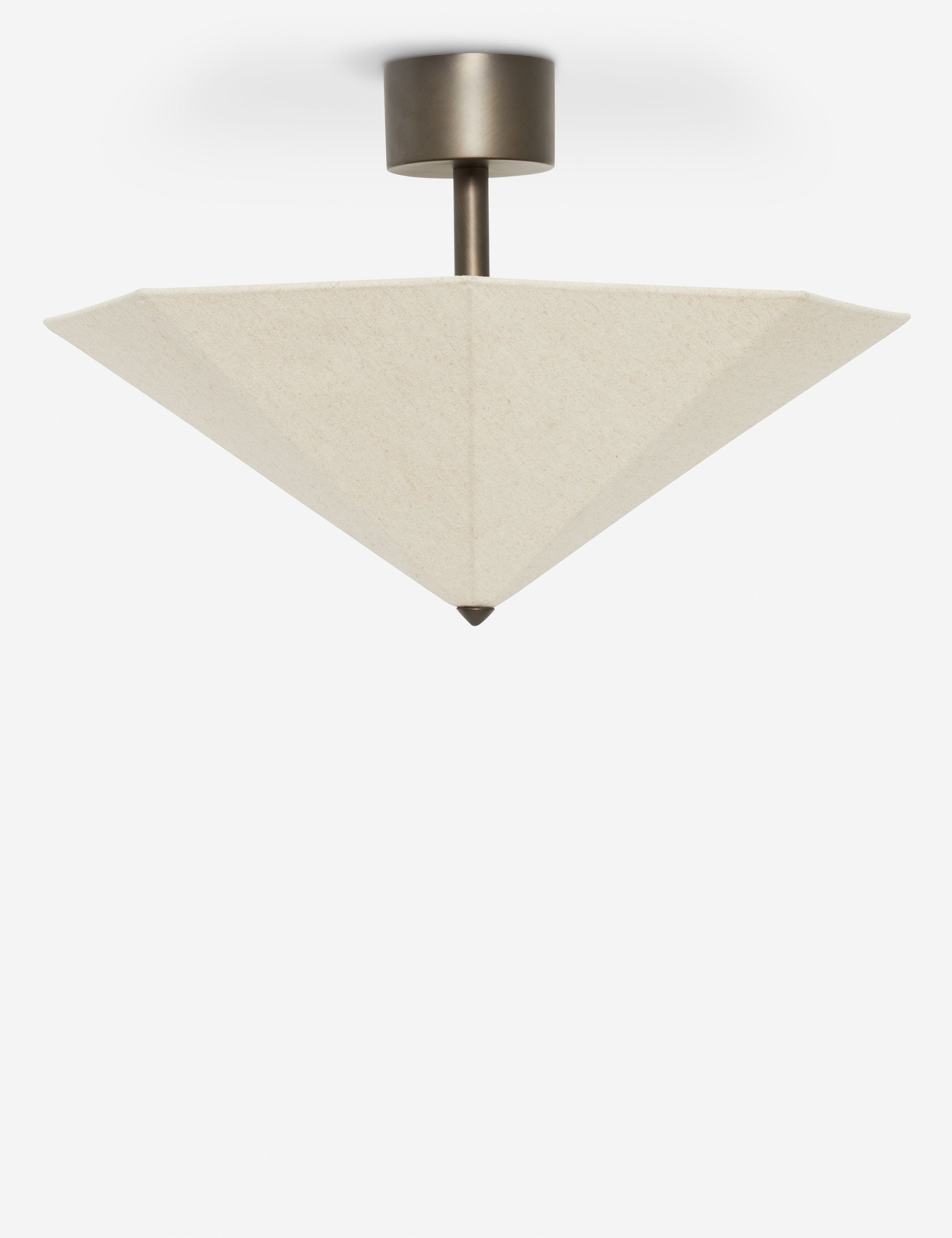 Claude Flush Mount Light by DISC Interiors - Modern Ceiling Lighting Fixture for Bedroom, Kitchen & Hallway
