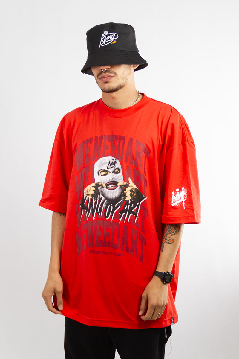 Remera King Of Art H Reclaim Rojo Y8 - Stylish Graphic T-Shirt for Men | Perfect for Casual Wear, Street Fashion & Everyday Outfits