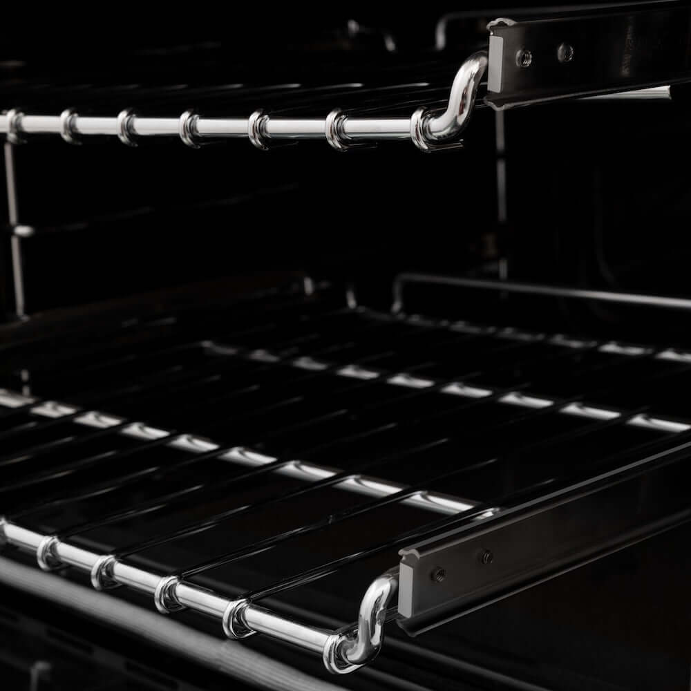 ZLINE 48-Inch 6.0 cu. ft. Dual Fuel Range - 7 Burner Gas Cooktop & 2 Electric Ovens - Stainless Steel with Satin Finish - Perfect for Professional Home Kitchens & Gourmet Cooking (RA SN 48)