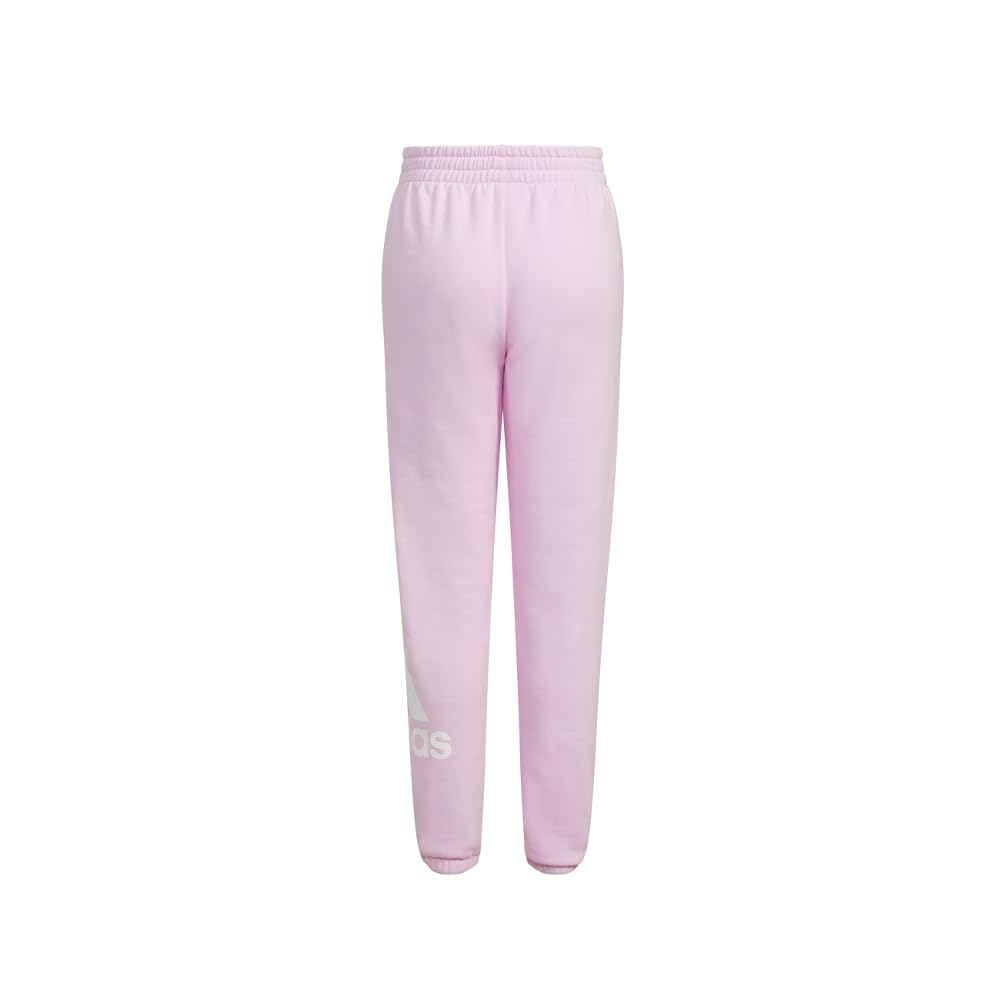 Adidas Girls Essential Logo Joggers Sweatpants - Soft Cotton Athletic Pants for Casual Wear, Sports & Lounge - Perfect for School, Gym & Everyday Comfort