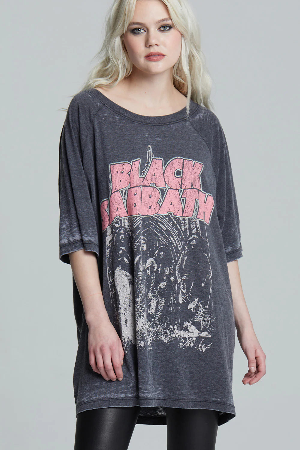 Black Sabbath Graphic T-Shirt Dress for Women | Vintage Band Tee Dress | Perfect for Concerts, Casual Wear & Music Lovers