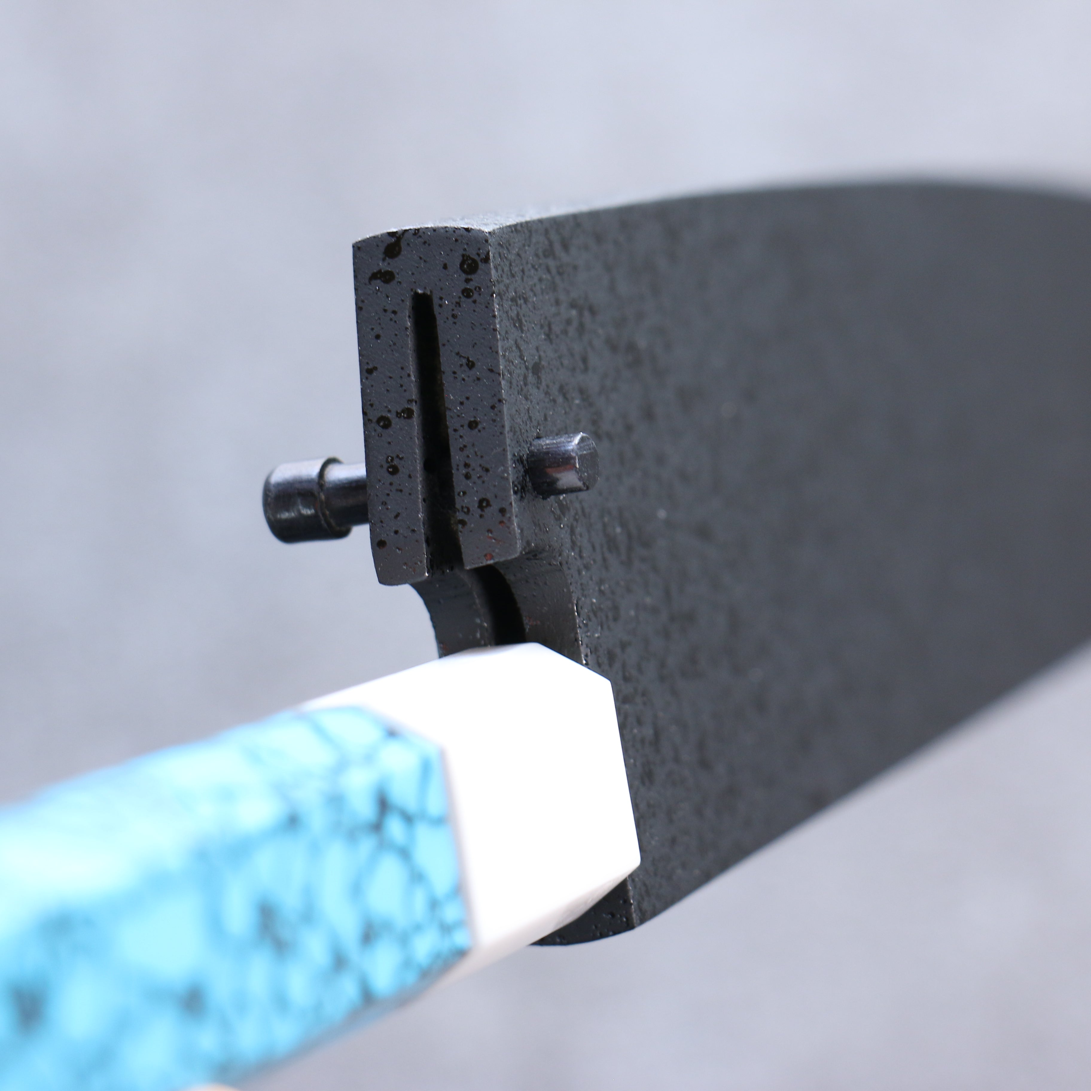 Premium Kuroshime Magnolia Sheath for 150mm Small Santoku Knife with Plywood Pin by Kaneko - Perfect for Kitchen Storage, Travel & Gift Giving