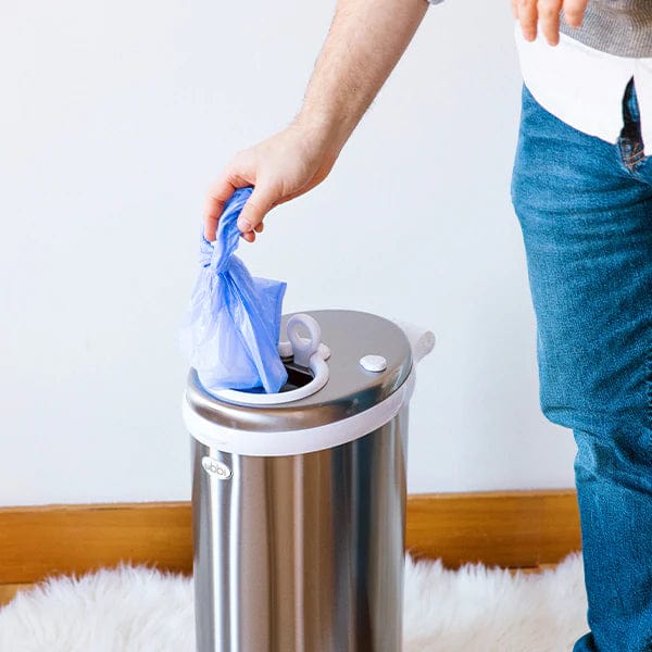 Ubbi Diaper Pail Refill Bags - Scented Disposable Diaper Sacks for Baby Diaper Disposal, Odor Control & Easy Cleanup - Perfect for Nursery, Daycare & Travel Use