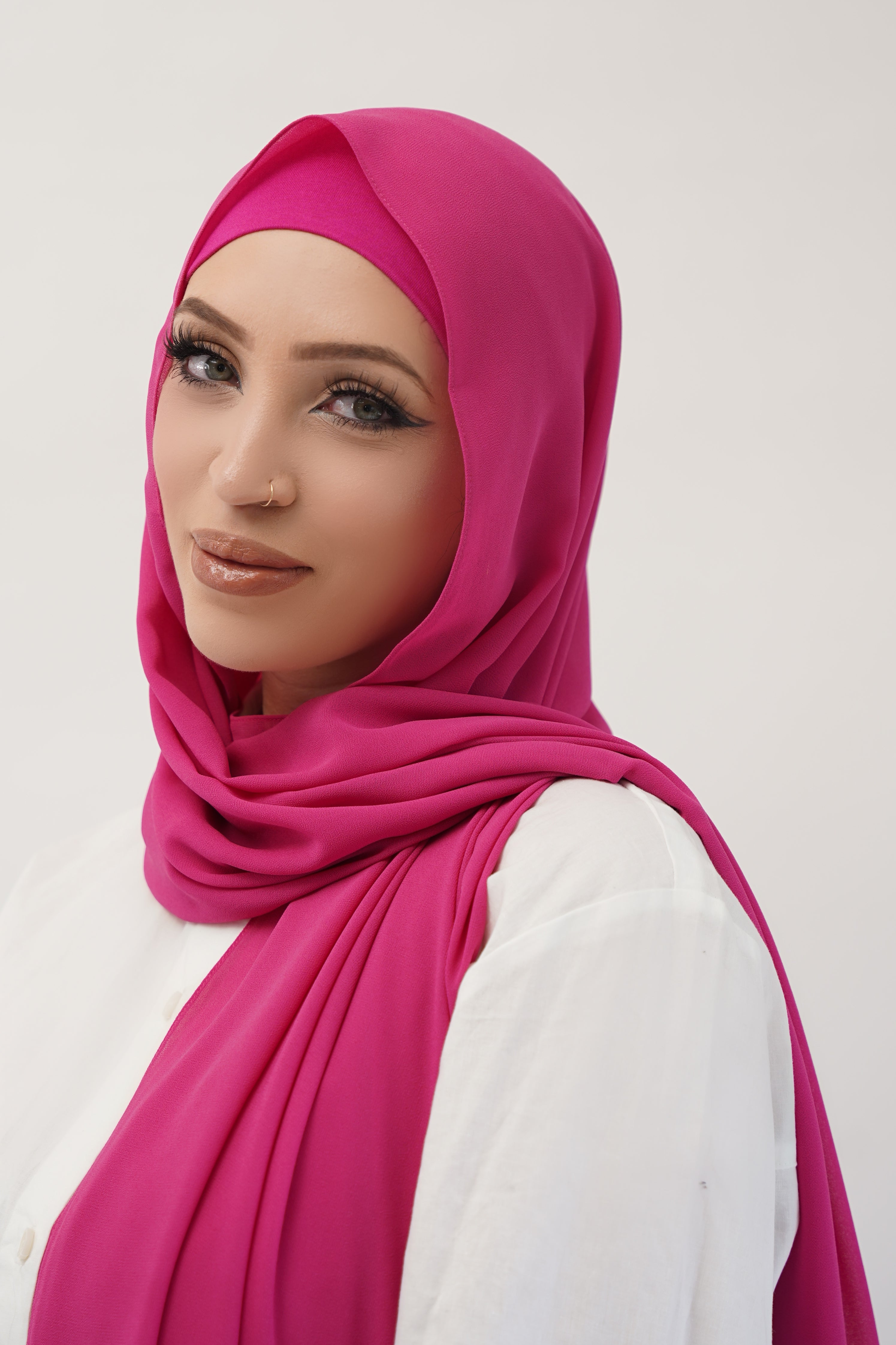 Chiffon Hijab Set Hawraa - Soft & Lightweight Muslim Scarf for Women - Perfect for Daily Wear, Prayer, and Special Occasions