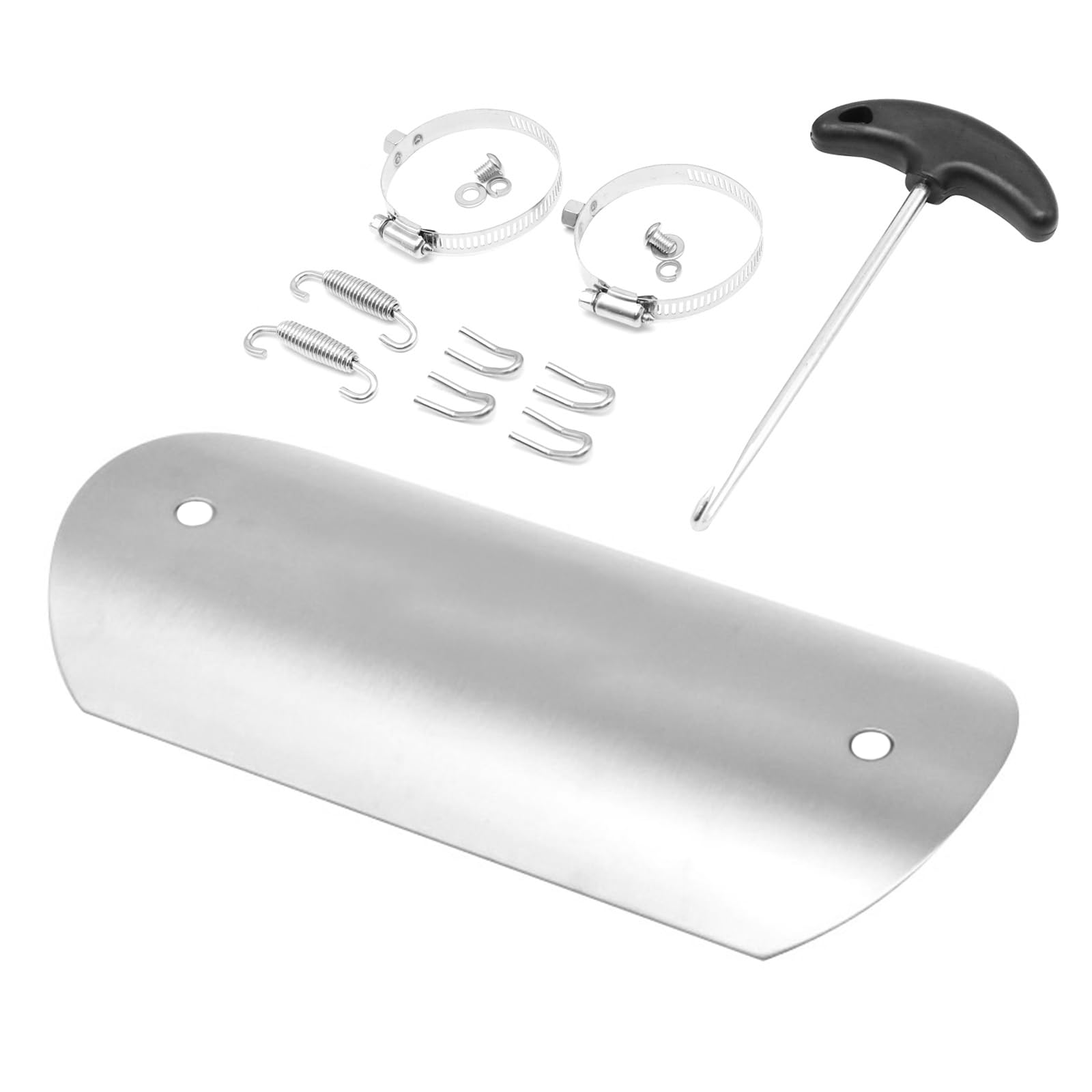 High-Quality Exhaust Heat Shield & Muffler Pipe Cover - Stainless Steel with Carbon Fiber Look - Universal Fit for Cars, Trucks & Motorcycles - Protects Against Heat Damage for Enhanced Performance & Safety