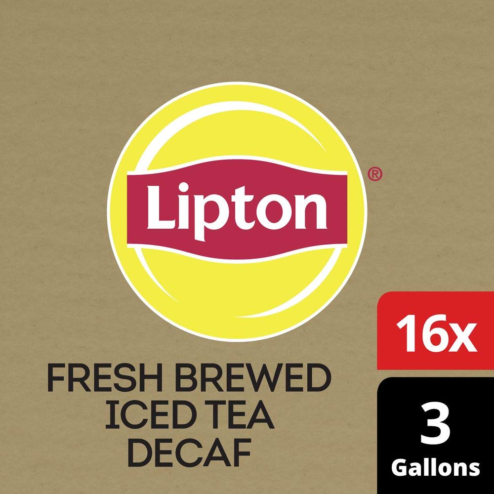 Lipton Decaffeinated Tea Bags - 100% Natural Black Tea, Caffeine-Free, 40 Count - Perfect for Relaxation, Evening Tea Time & Sensitive Stomachs