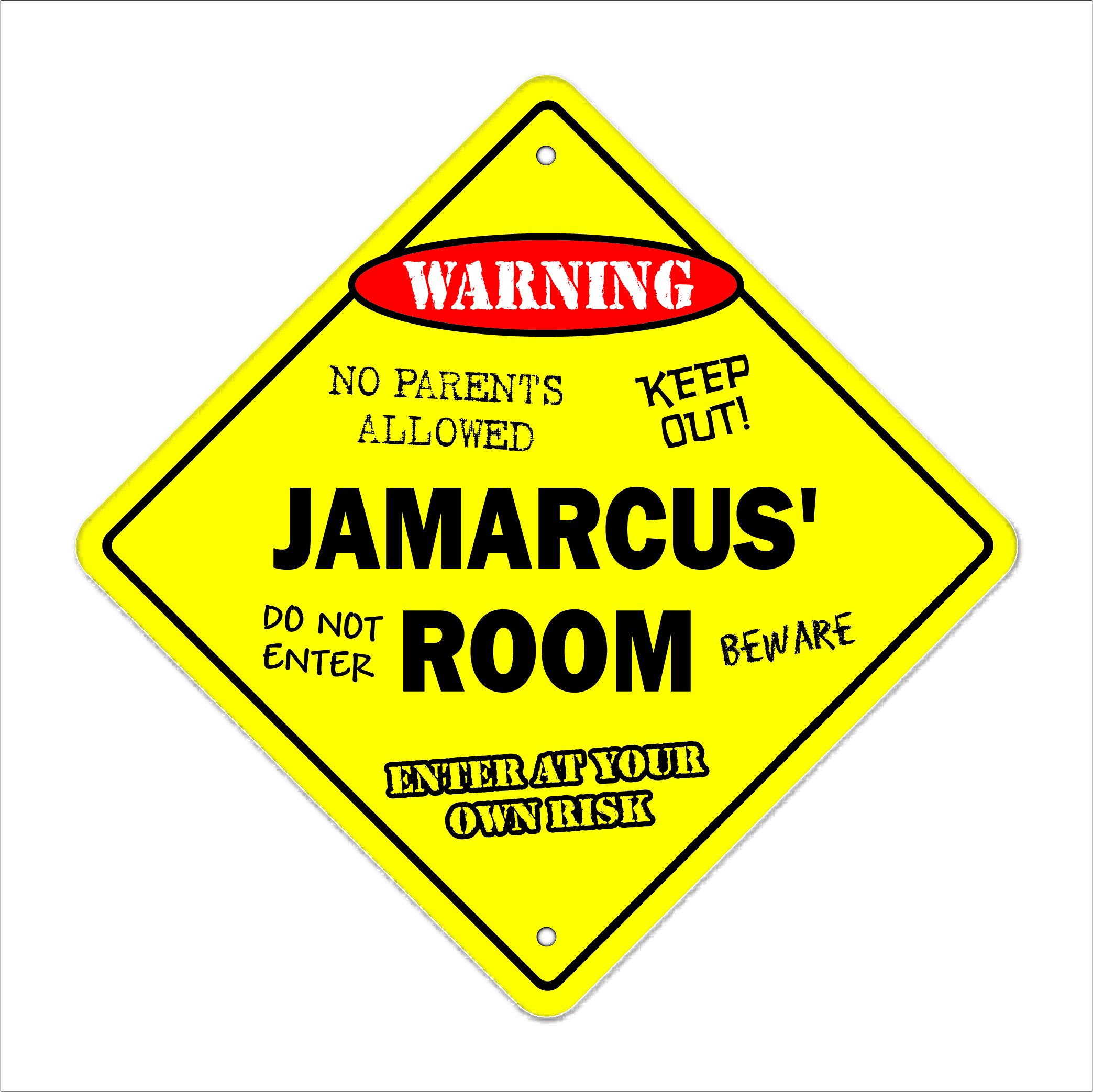 Jamarcus' Room Sign Crossing Zone Xing - 17