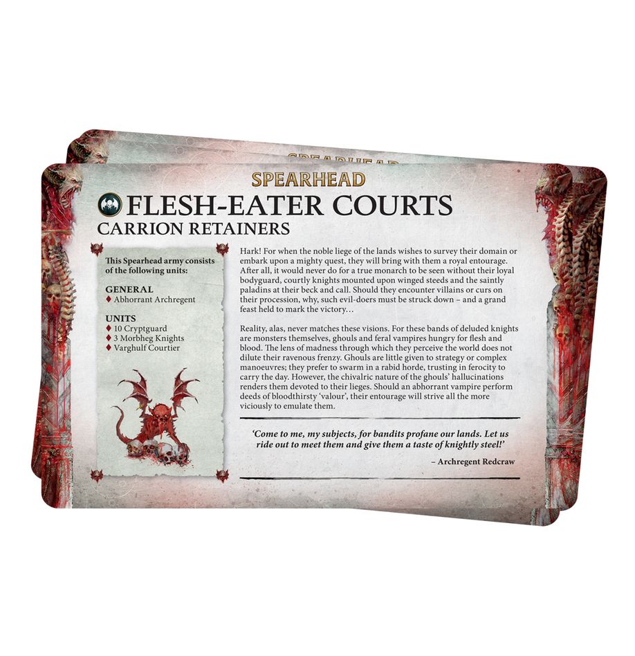 Age of Sigmar 4th Edition Flesh-Eater Courts Faction Pack - Warhammer Fantasy Battle Game Miniatures for Tabletop Wargaming & Collectors