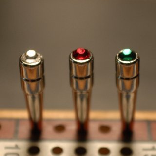 WE Games Brass Cribbage Pegs with Austrian Crystals - 3pc Set for Board Games