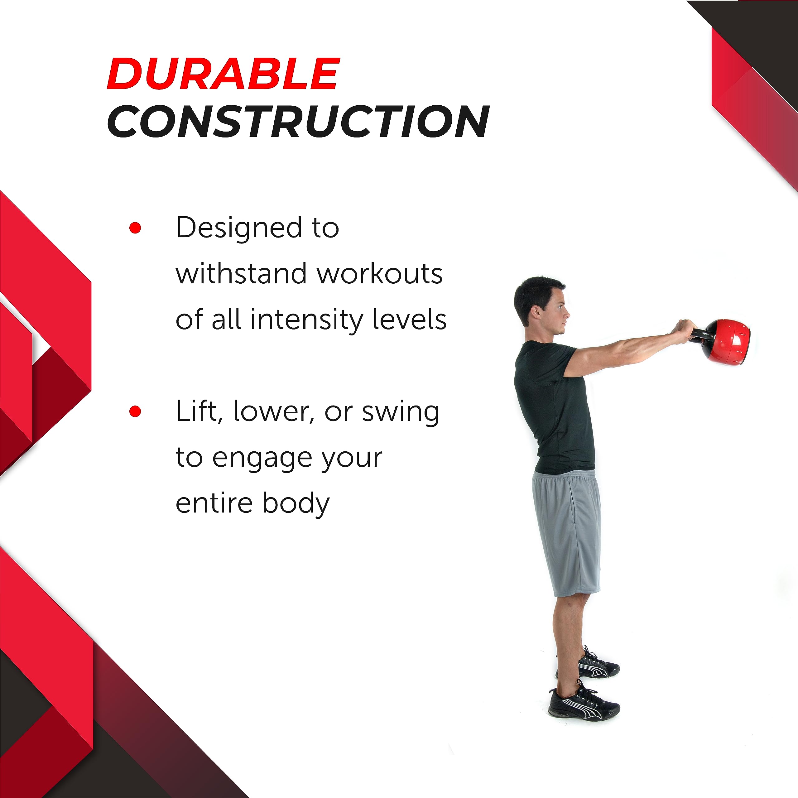 36lbs Adjustable Kettlebell for Home Workout - Smart App & Strength Training