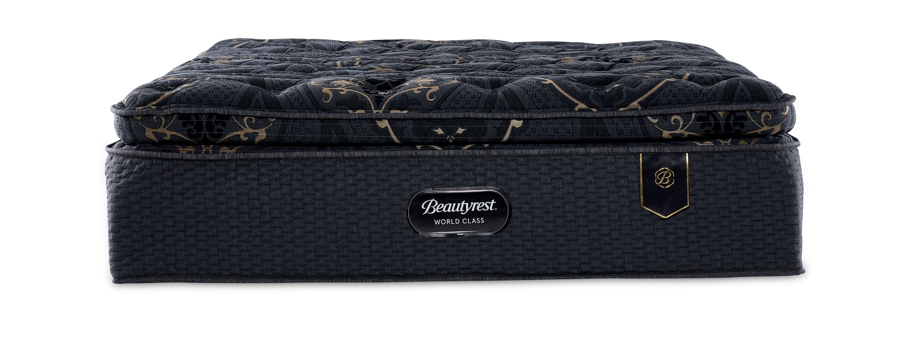 Beautyrest World Class Viscount Plush Queen Mattress - Premium Soft Support for Ultimate Comfort | Perfect for Master Bedrooms, Guest Rooms & Luxury Hotels