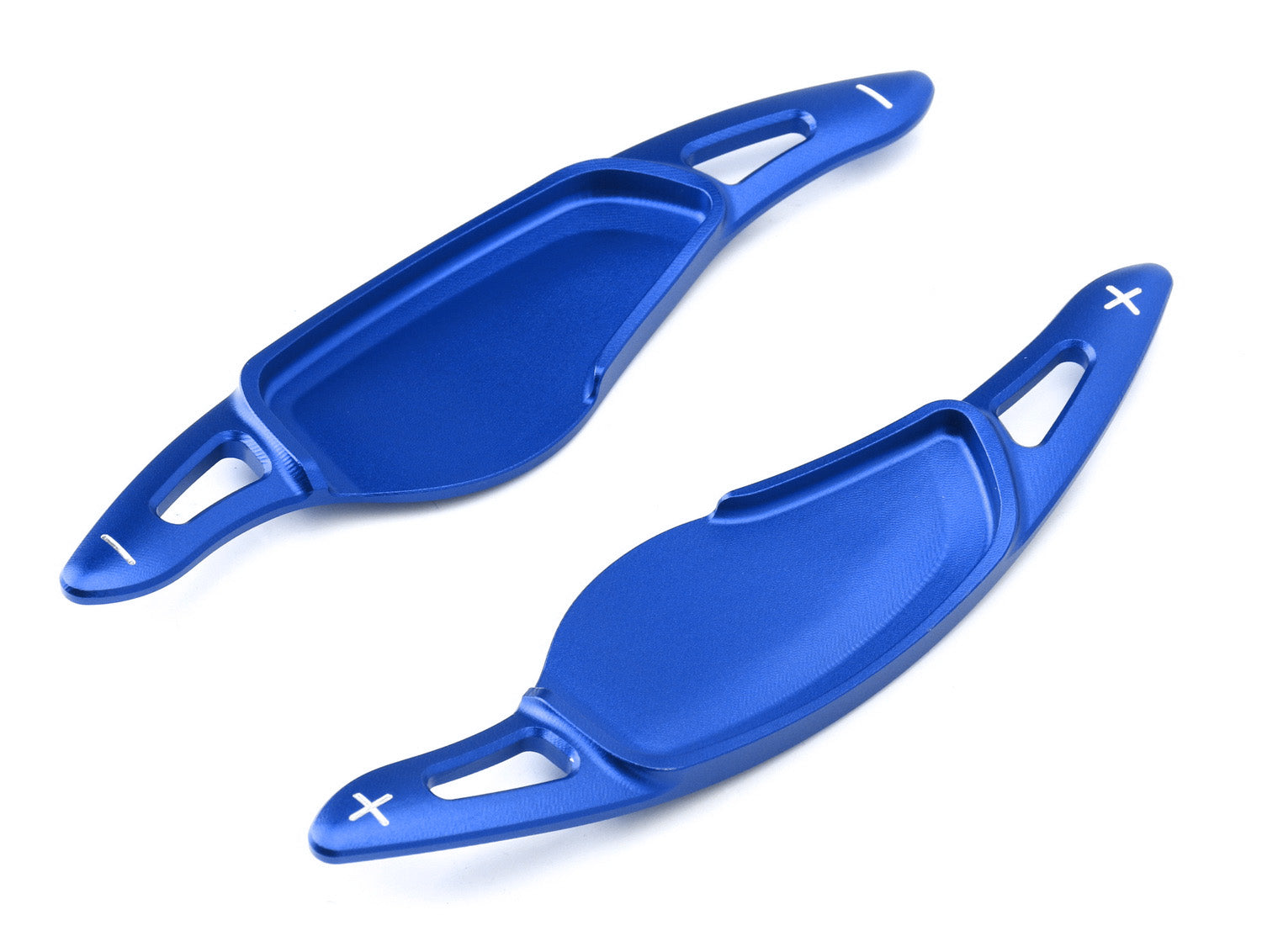 BMW 3 4 5 7 Series X3 X4 Blue Steering Wheel Paddle Shifter Extension Cover - Upgrade Your Driving Experience for Sporty & Comfortable Shifting (Fits F30 F32 F10 F01 Models) - Perfect for Racing, Daily Commute & Performance Driving