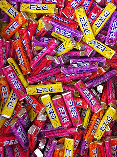 Bulk Pez Fruit Refills - 1 Pound Pack for Candy Dispensers