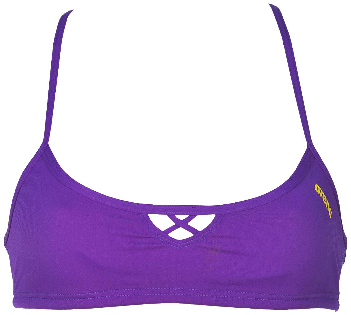 ARENA Women's Rulebreaker Be Bandeau Bikini Top - Athletic Sport Swimwear for Surfing, Swimming & Beach Volleyball | High Support Active Swim Top for Women
