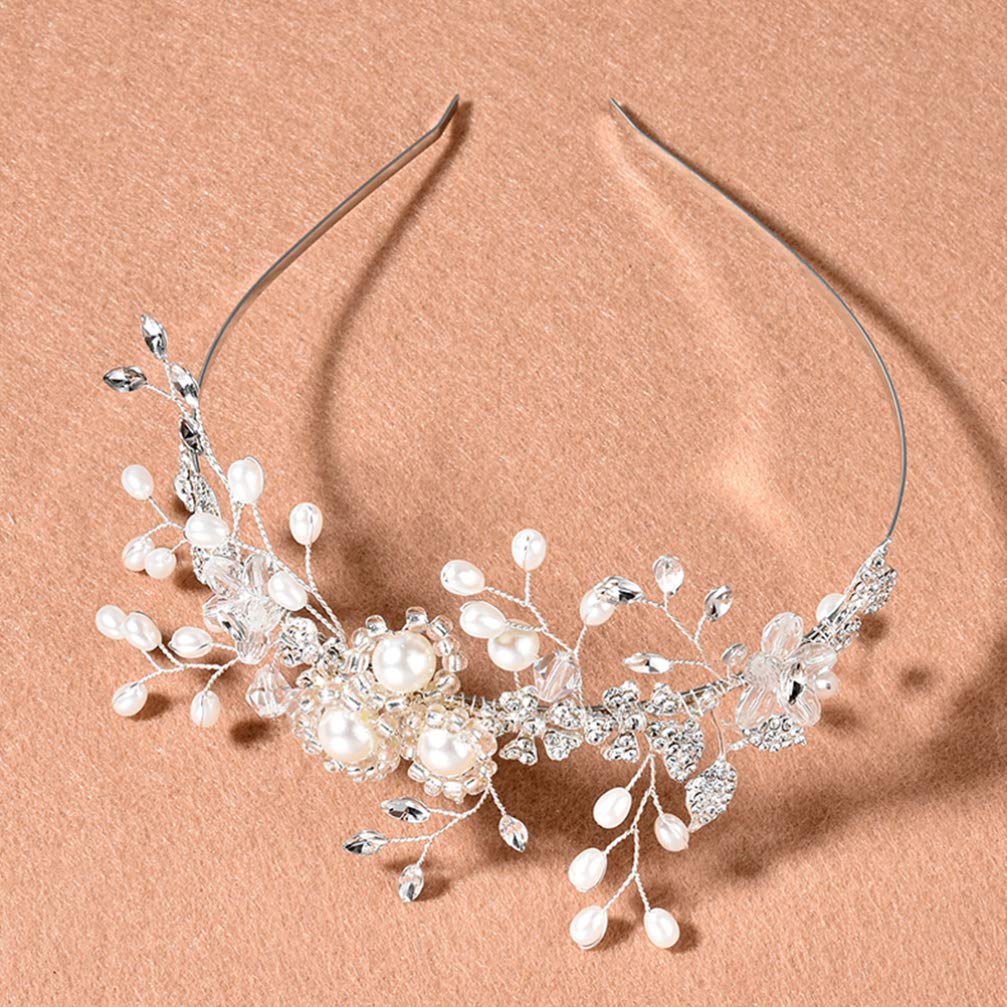 1pc Rhinestone Princess Tiara Headband - Elegant Wedding Hair Accessory for Women, Bridal Headdress with Alloy Rhinestones, Perfect for Brides, Prom, Pageants & Special Occasions