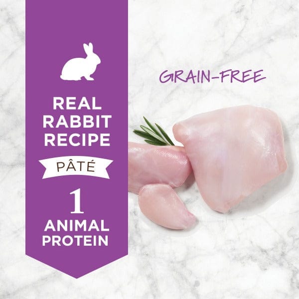 Instinct L.I.D Real Rabbit Recipe Canned Cat Food - Grain Free, Limited Ingredient Diet for Cats with Sensitive Stomachs - Perfect for Indoor Cats & Digestive Health Support