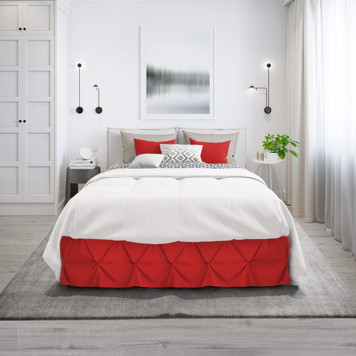 Premium Microfiber Twin Bed Skirt - 14