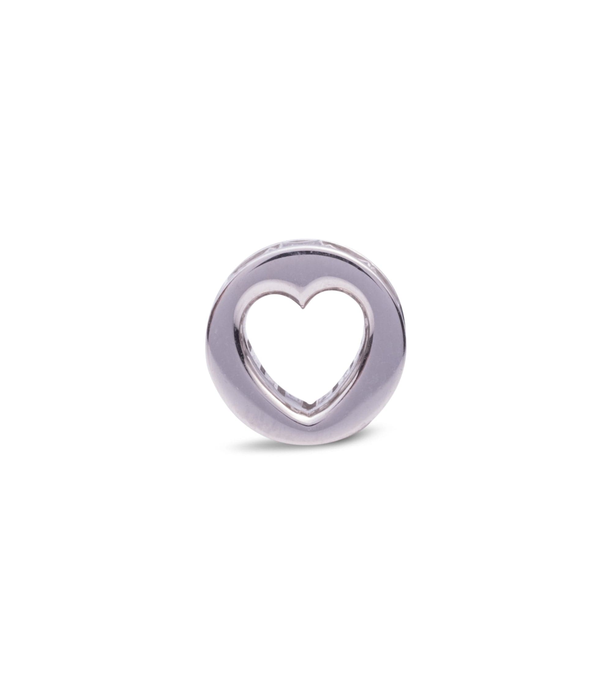 Baguette Diamond Heartbeat Pendant Necklace in 14K White Gold - Elegant Jewelry Gift for Women, Perfect for Anniversaries & Romantic Occasions