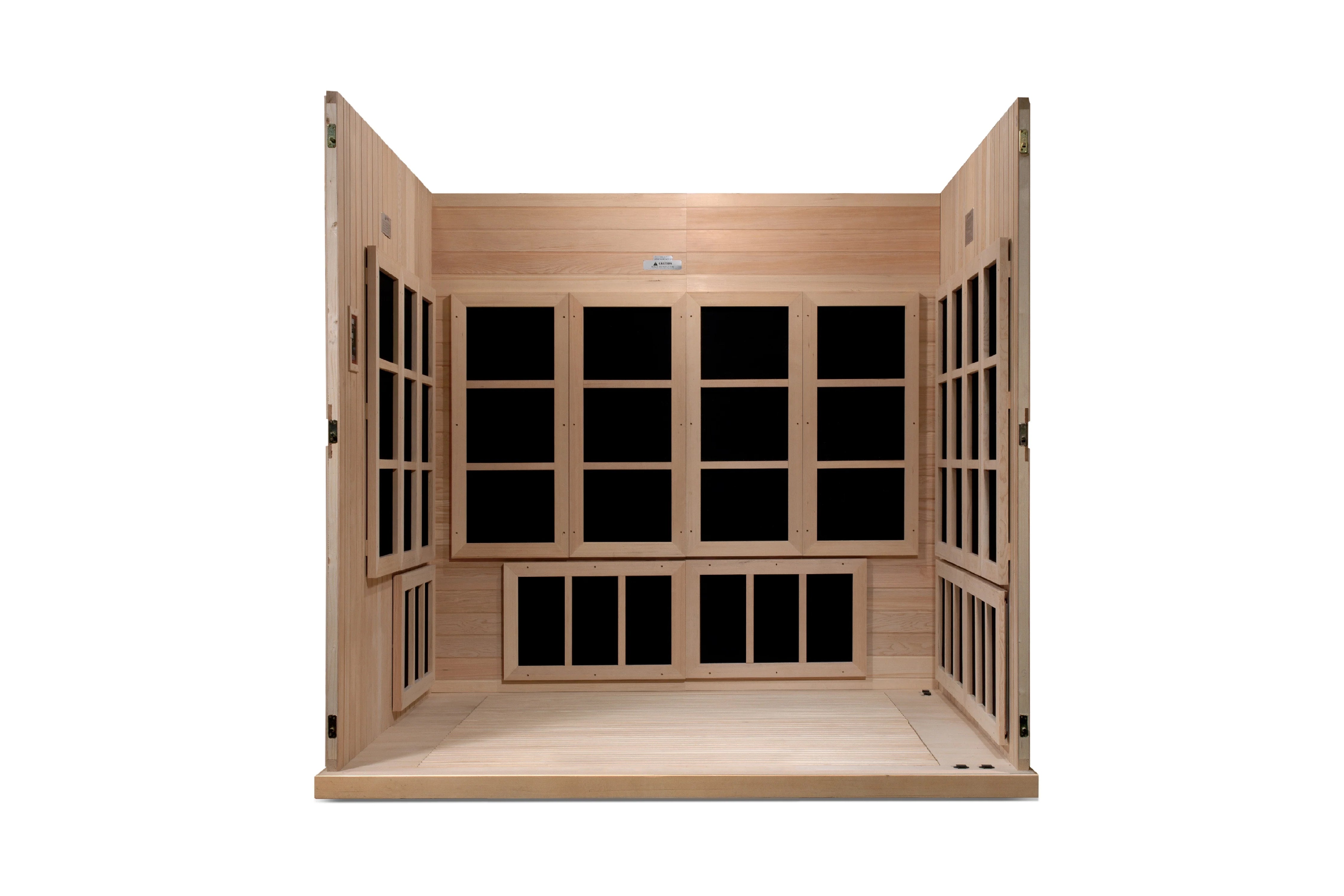 8-Person Ultra Low EMF FAR Infrared Sauna - Wheelchair Accessible Dynamic Catalonia Model | Home Spa Relaxation & Detox Therapy for Family Wellness
