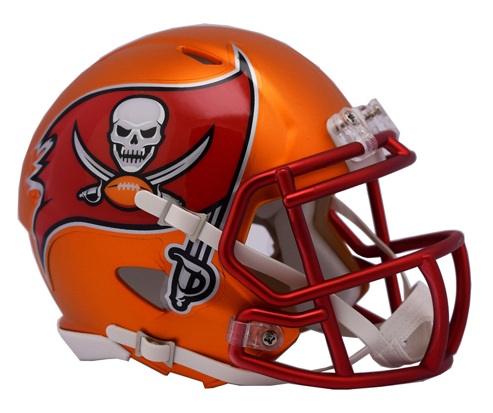 Tampa Bay Buccaneers Blaze Speed Mini Helmet - Authentic NFL Collectible for Fans, Display & Gifts - Perfect for Home Decor, Sports Memorabilia & Game Day Spirit
