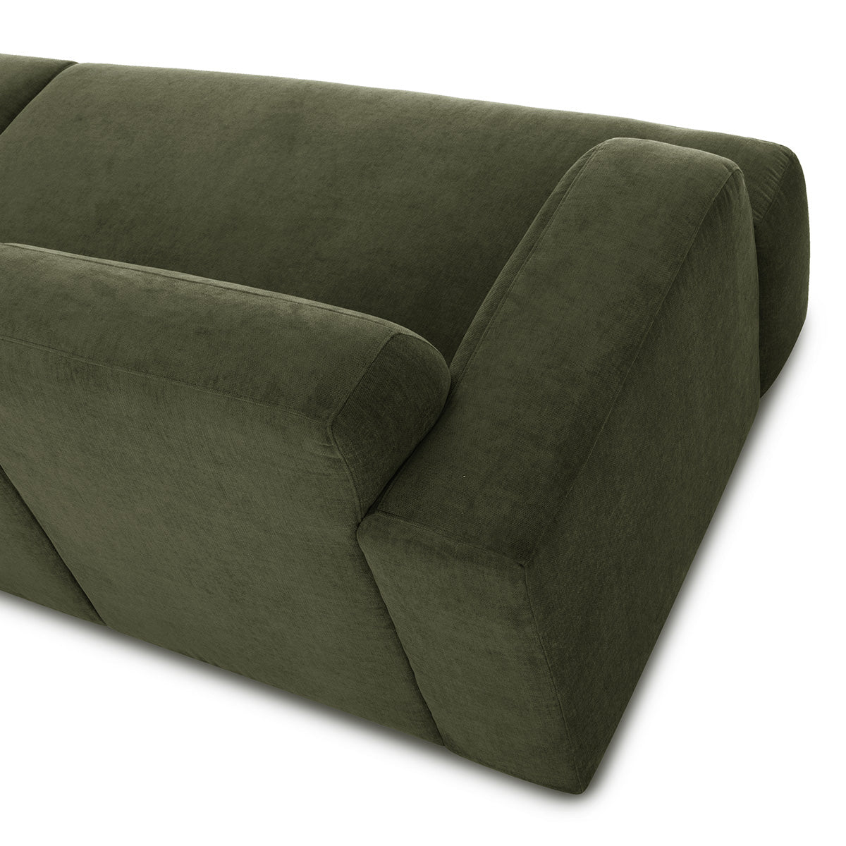 Brooklyn 3-Seater Sofa - Modern Fabric Couch for Living Room, Lounge & Family Room - Comfortable Sectional Sofa for Home Decor