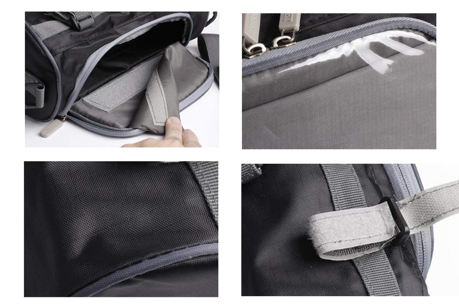 Waterproof Motorcycle Front Frame Storage Bag with Phone Case - Durable Handlebar Bag for Adventure Riding, Commuting & Travel Accessories
