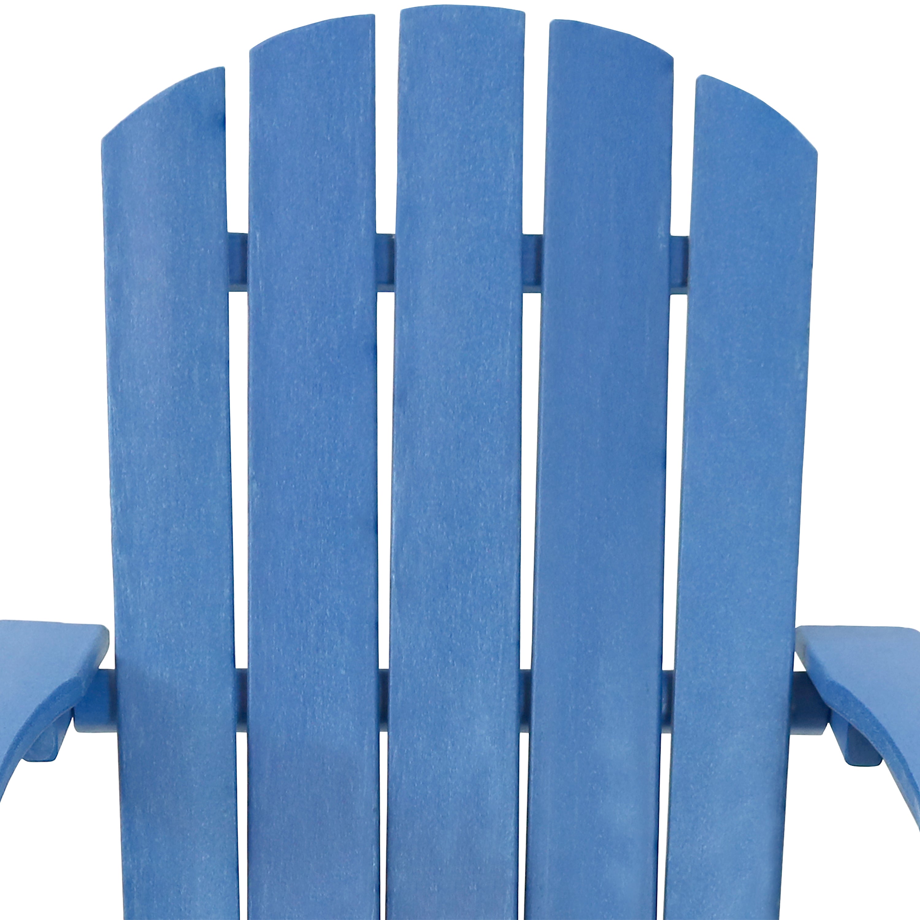 Premium Sunnydaze All-Weather 2-Tone Outdoor Adirondack Chair with Cup Holder - Durable Patio Furniture for Garden, Poolside & Backyard Relaxation