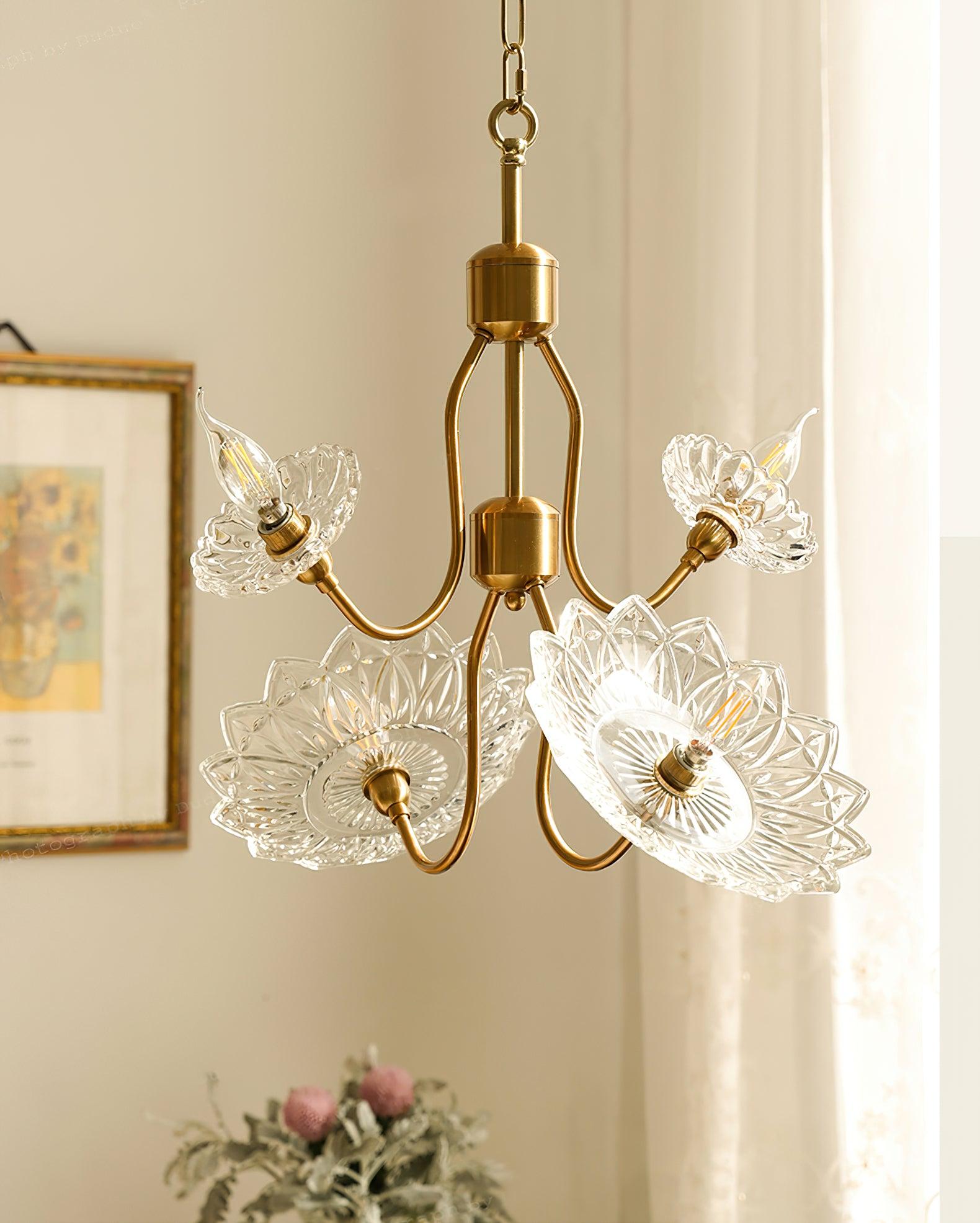 Monique Lhuillier Crystal Chandelier - Elegant Modern Lighting Fixture for Dining Room, Bedroom & Living Room Decor