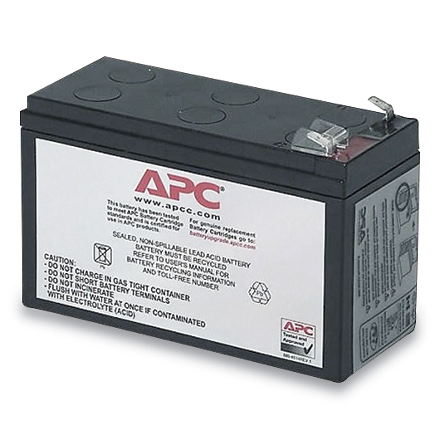 APC® RBC35 UPS Replacement Battery Cartridge - Compatible with Back-UPS & Smart-UPS Systems | Reliable Power Backup for Home Office, Server Rooms & Electronics